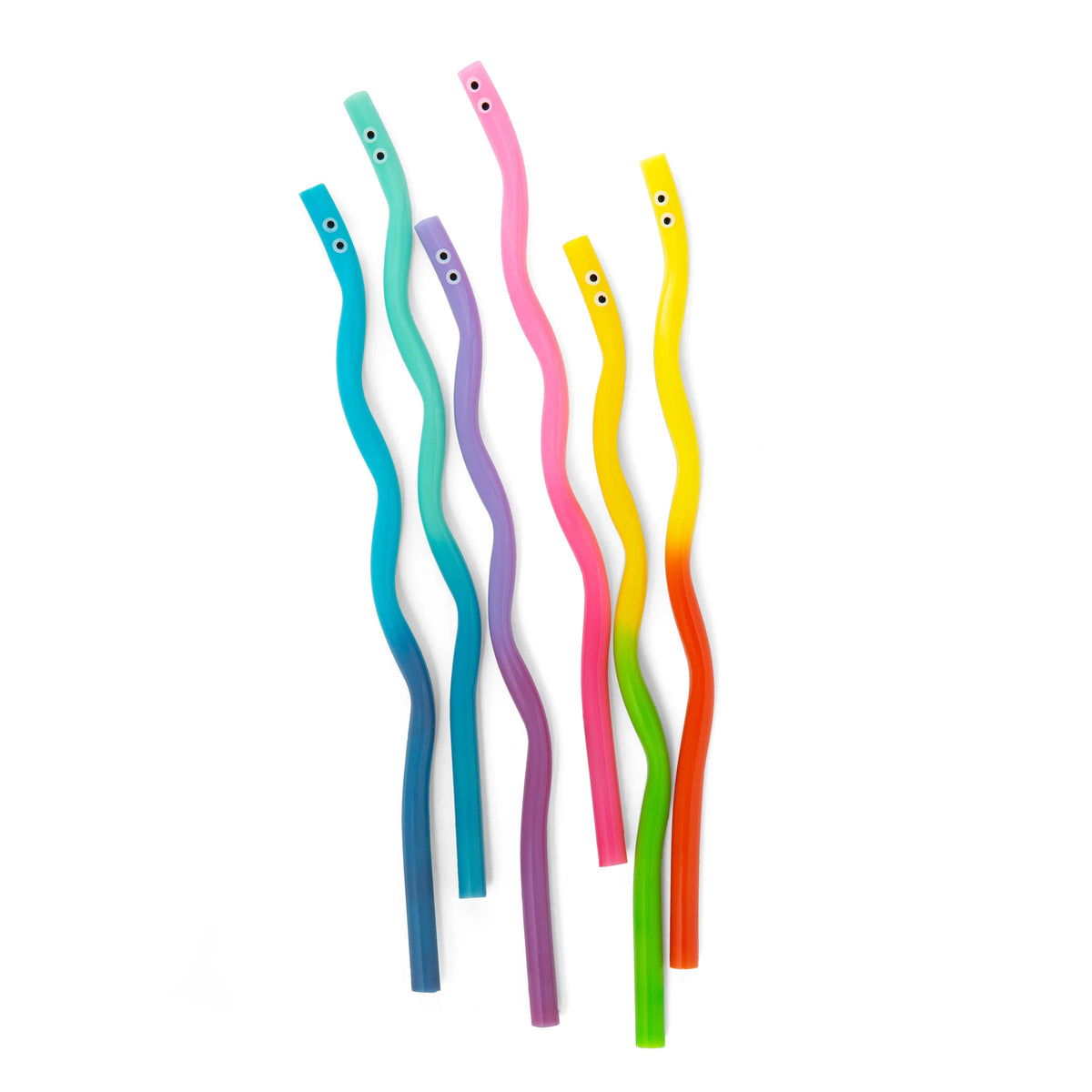 Kidoki Wiggly Worm Farbwechselnde Strohhalme