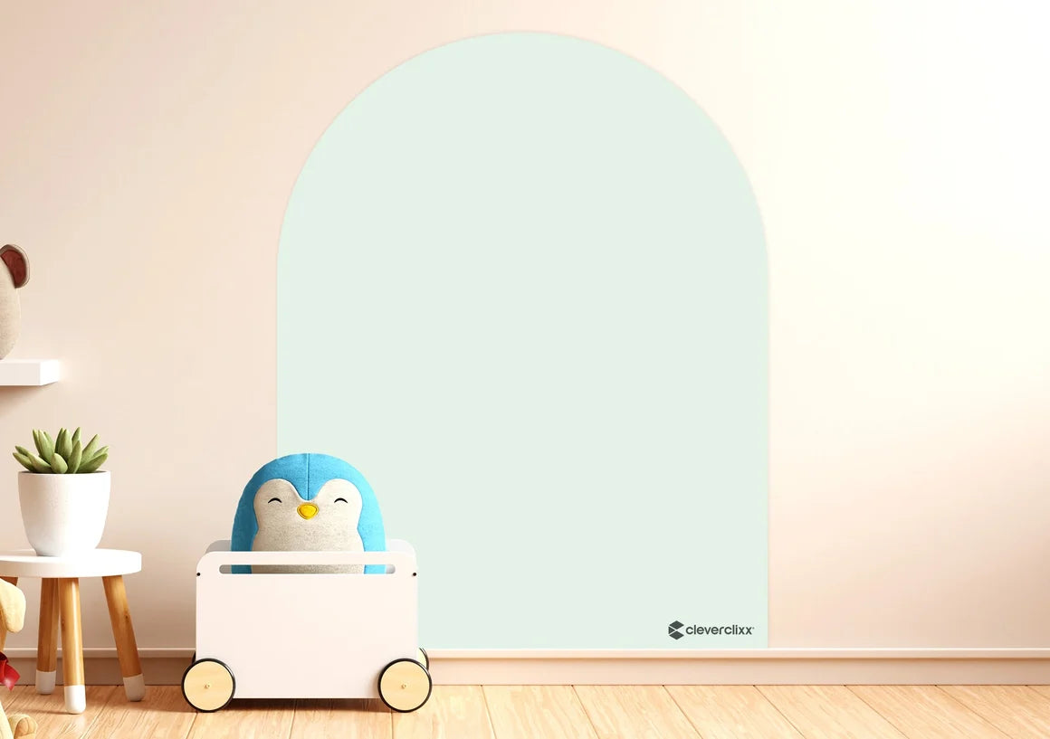 Magnetischer Wandsticker 95x75cm "Clever Blue"