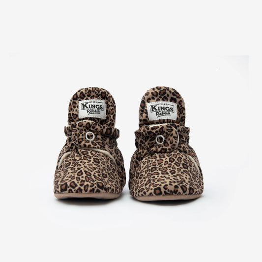Booties Gamuza Gripper Leo
