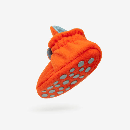 Booties Fleece Gripper Orange