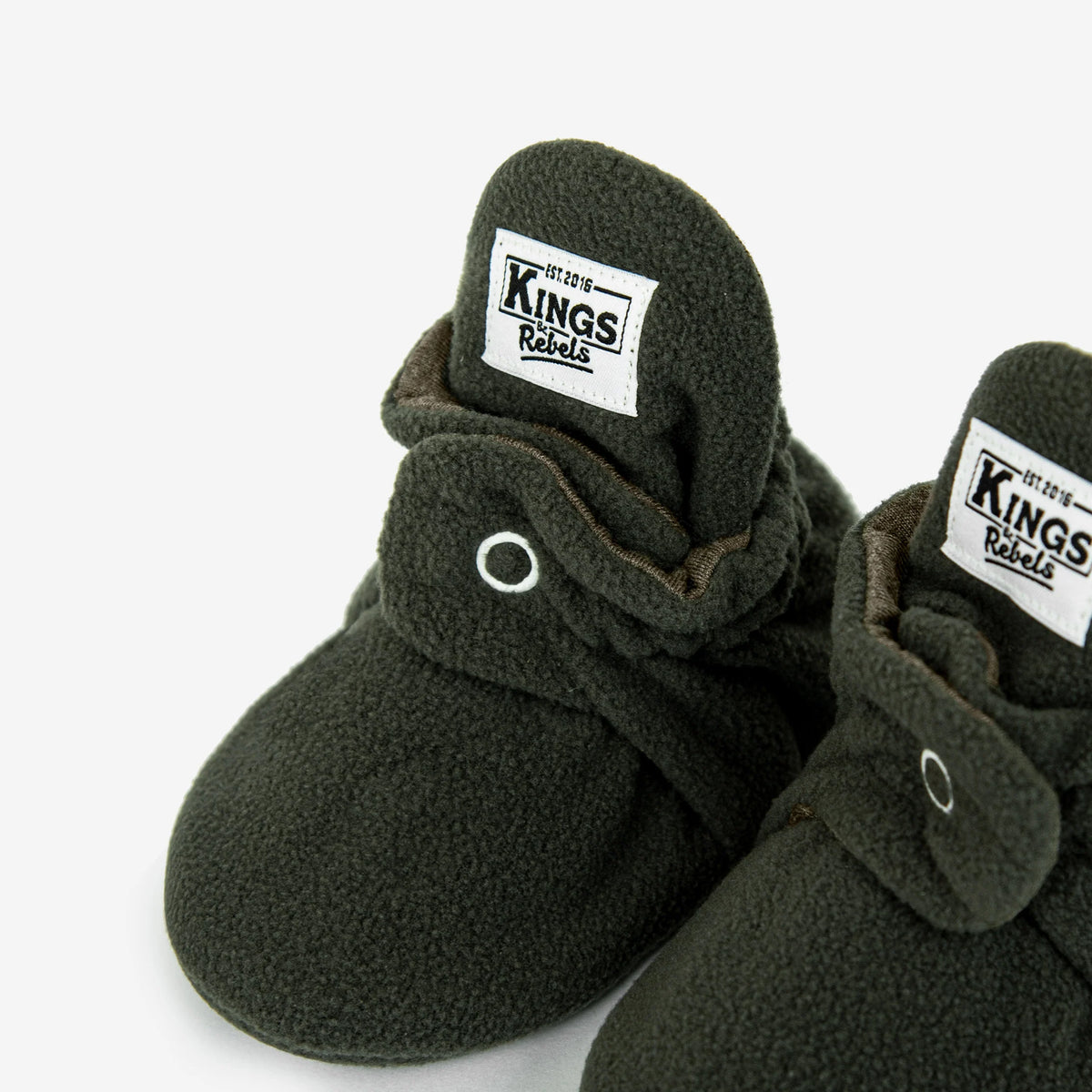Booties Fleece Gripper Olive