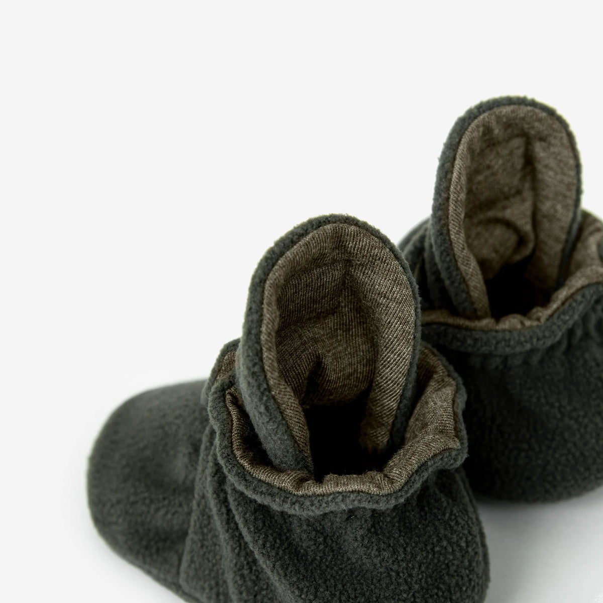 Booties Fleece Gripper Olive