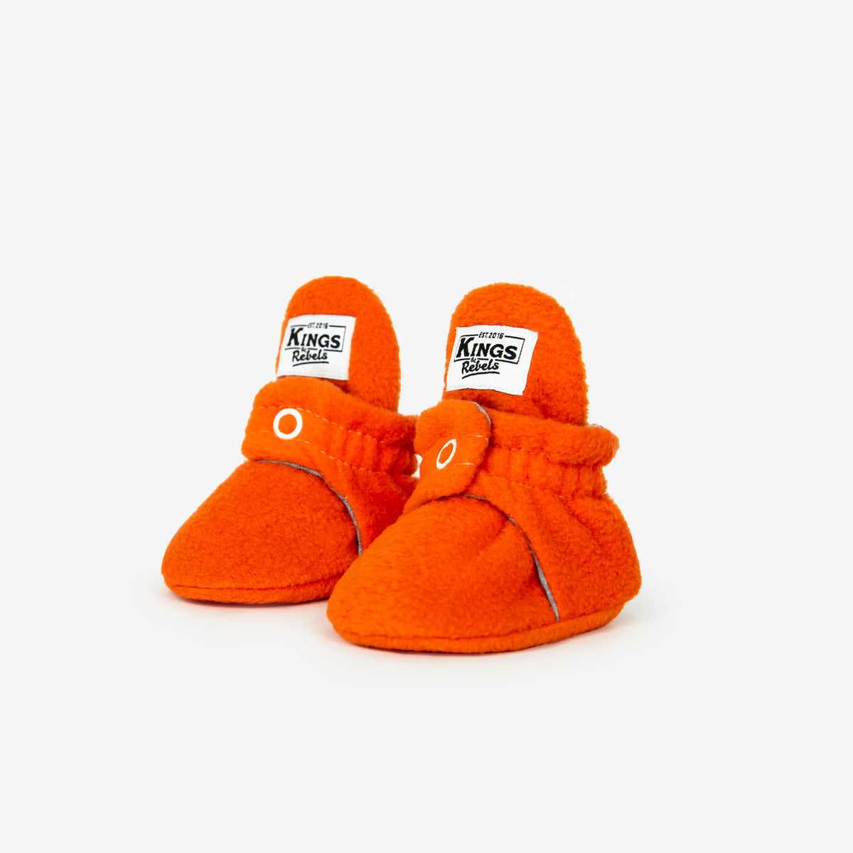 Booties Fleece Gripper Orange