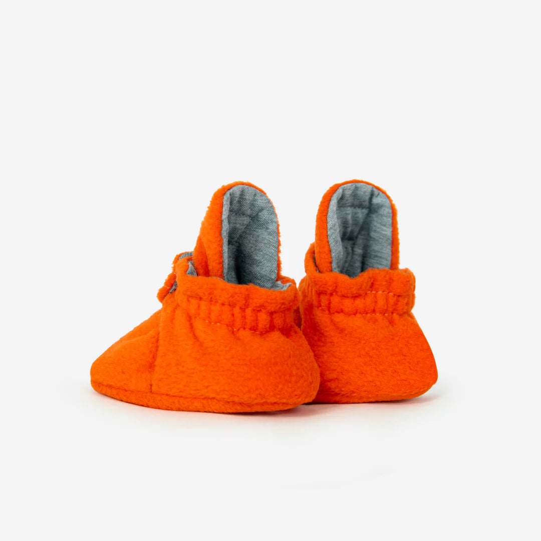 Booties Fleece Gripper Orange