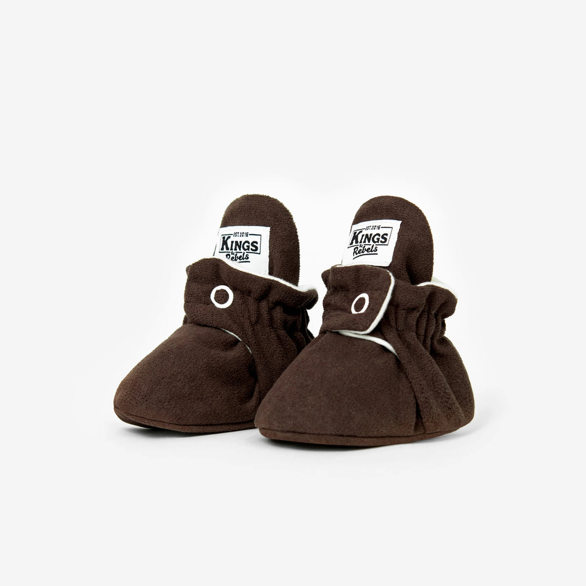 Booties Gamuza Gripper Chocolate