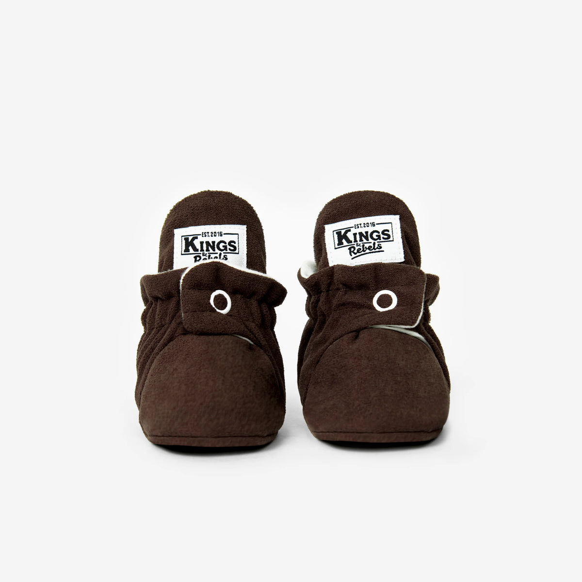 Booties Gamuza Gripper Chocolate