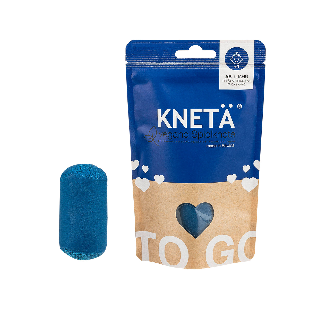 Knete Beutel 100g Blau