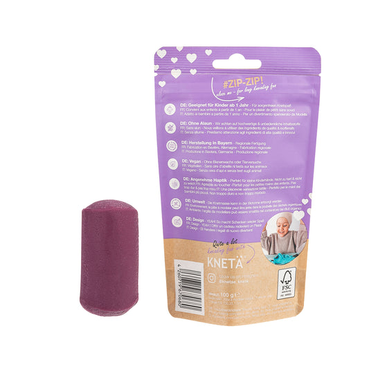 Knete Beutel 100g Lila