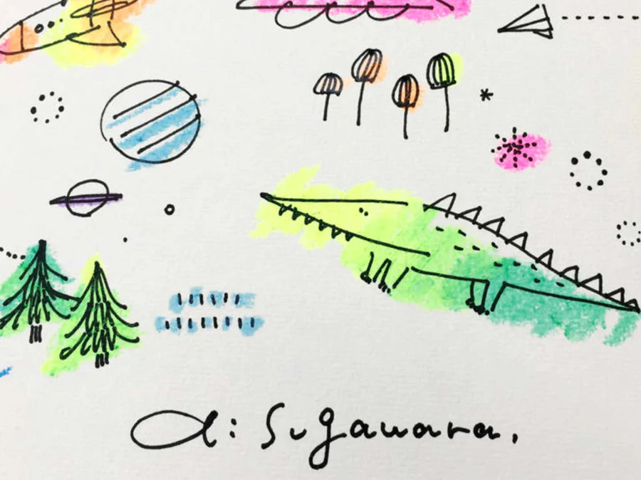 Neon Crayons 10er Set