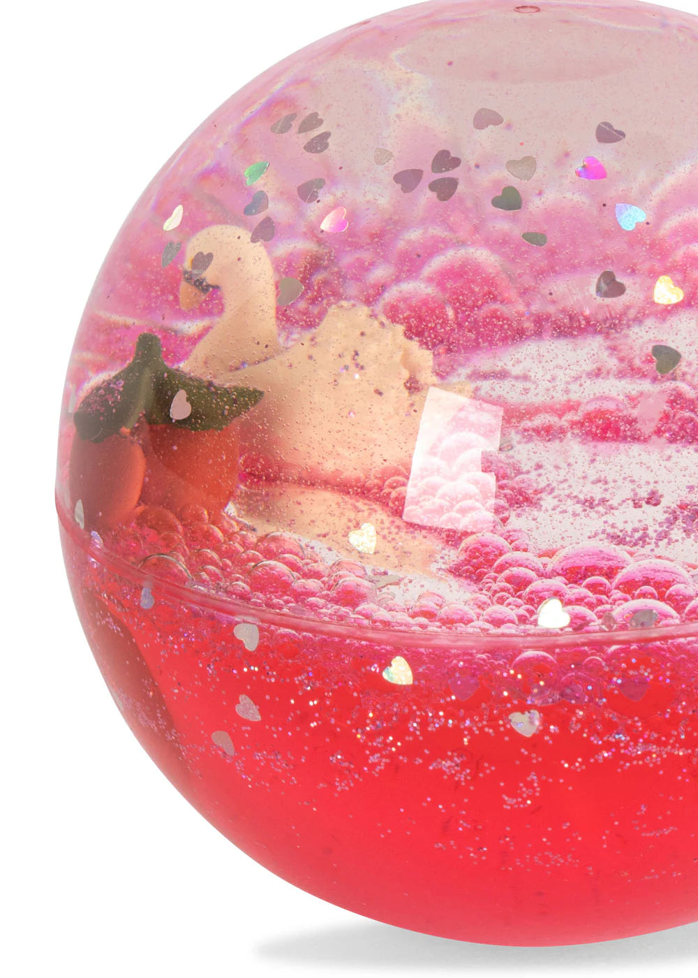 Glitter Wasser Ball Cherry