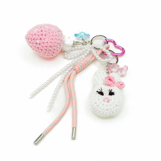 Häkelset "Anhänger Glam Pink"