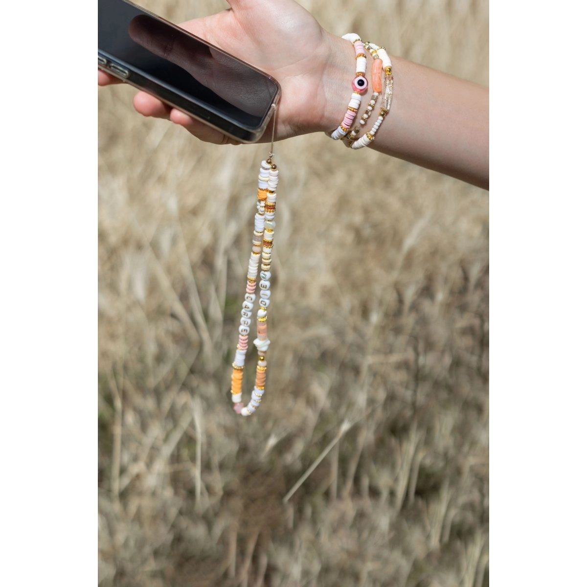 DIY Set Perlen-Handyschmuck Heishi