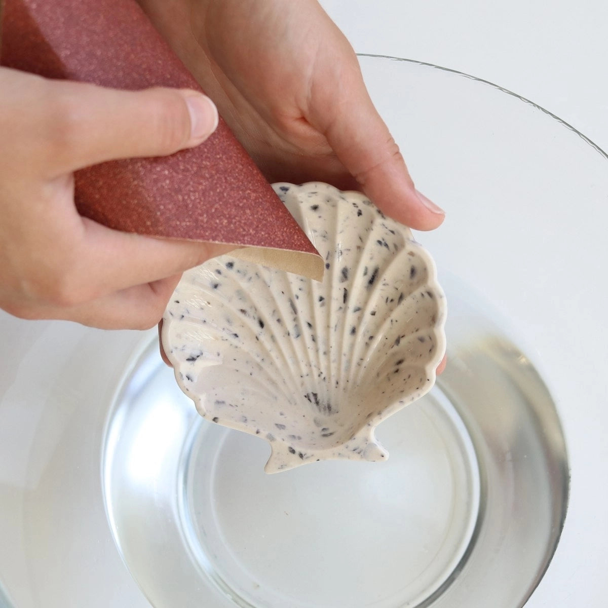 DIY Set Muschelschale aus Jesmonite
