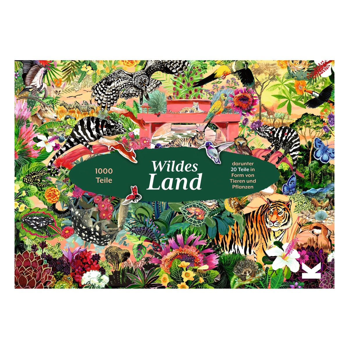 Wildes Land 1000-teiliges Puzzle