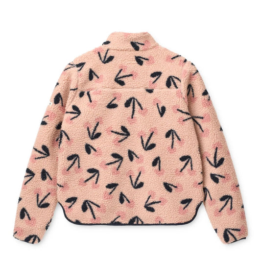 Nelson Fleecejacke Mega Cherry heart / Rosey