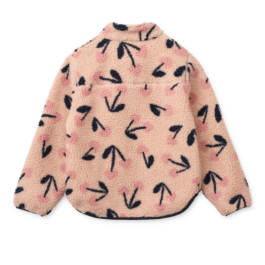 Nolan Fleecejacke Mega Cherry heart / Rosey