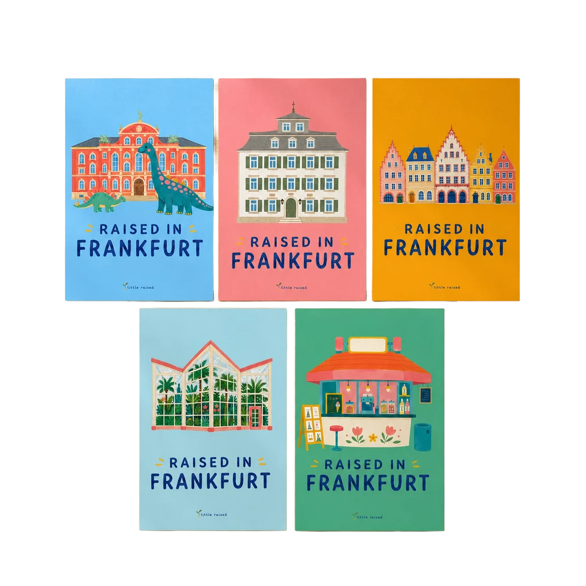 5er Set Frankfurt Prints A6