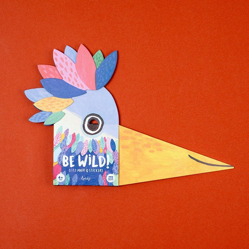 Be wild! DIY Vogel Maske