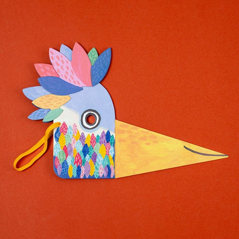 Be wild! DIY Vogel Maske