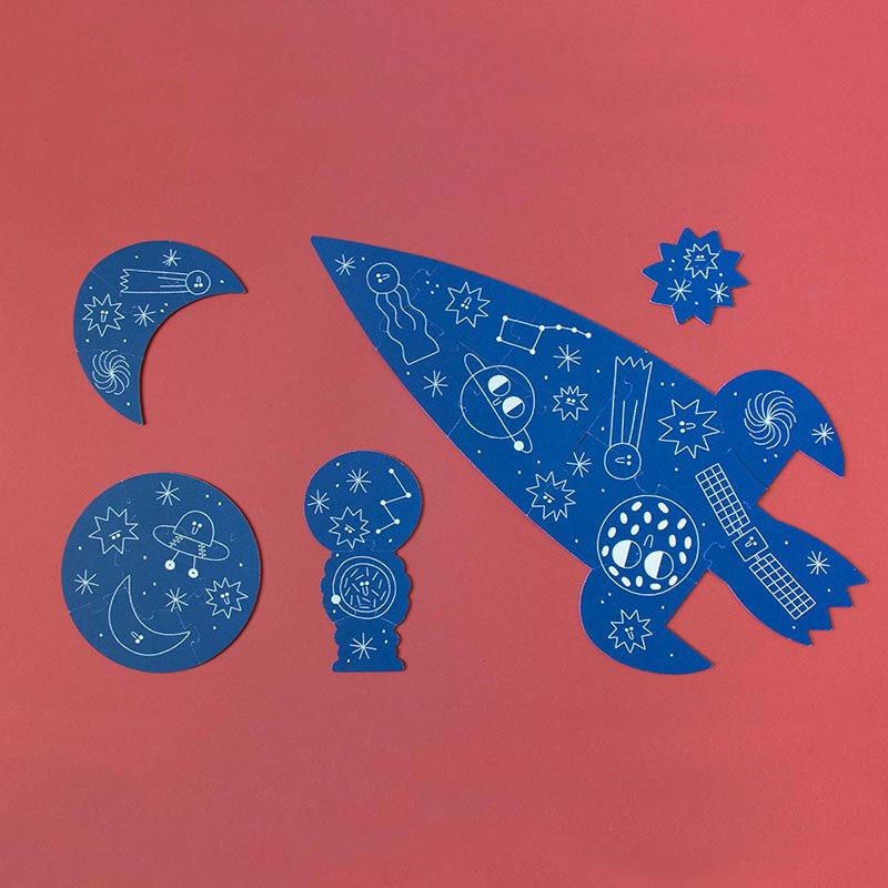 Valentina in Space Puzzle