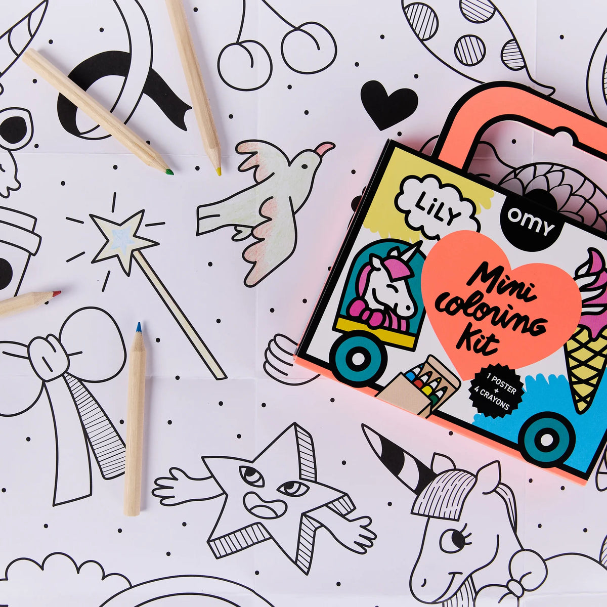 Mini Coloring Kit "Lily"