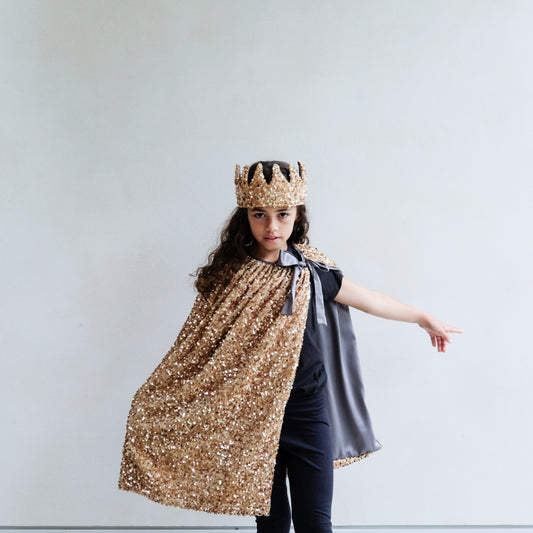 Goldene Pailletten Krone