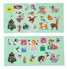 Laden Sie das Bild in den Galerie-Viewer, Sticker von der Rolle Weihnachtsfreunde