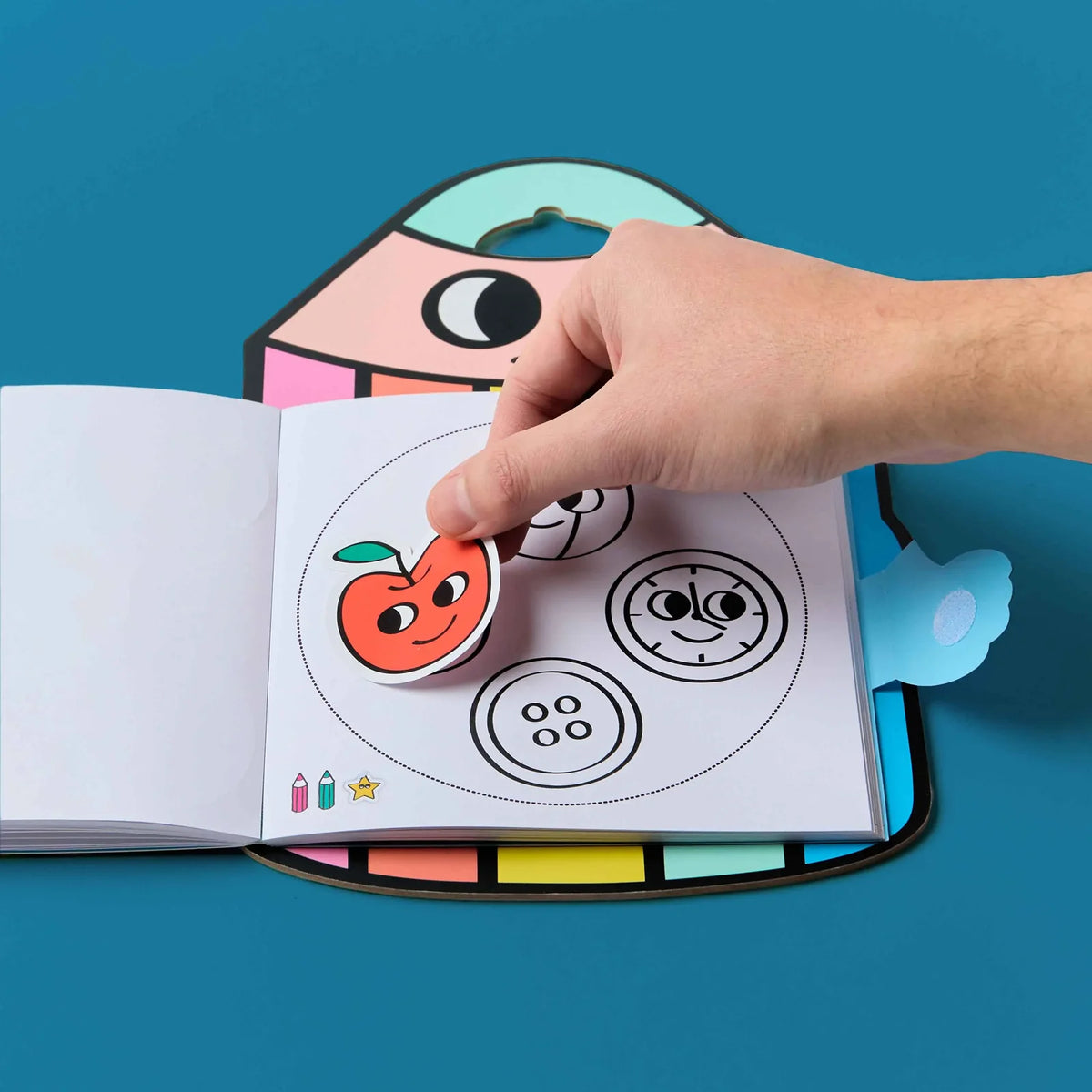 Montessori Sticker-Buch "Geometrische Formen"