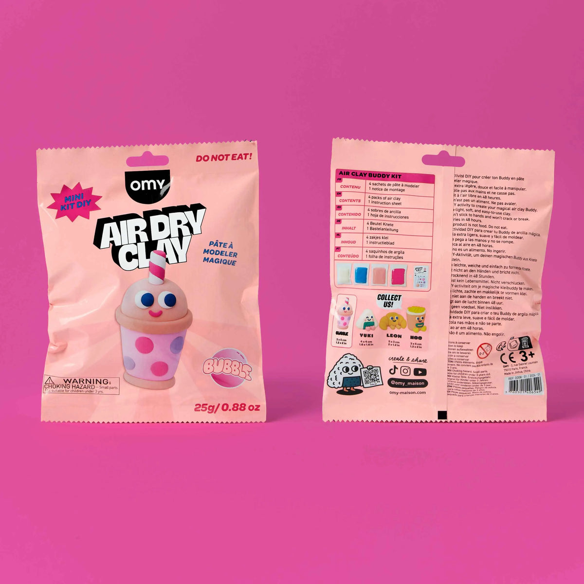Modelliermasse Air Dry Clay "Bubble"