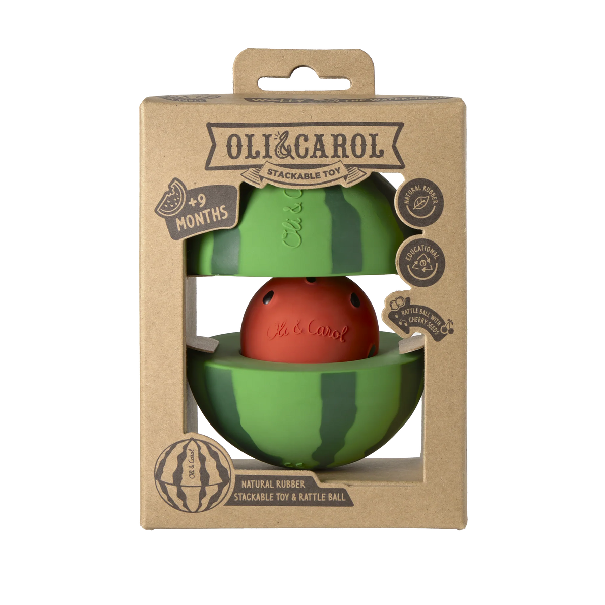 Watermelon Steckspiel & Rassel Ball