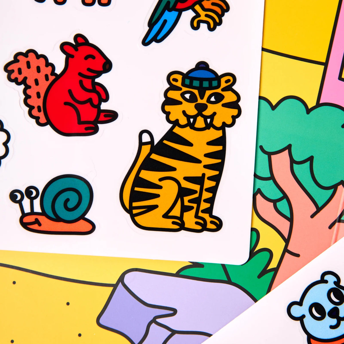 Montessori Sticker Set "Animals"