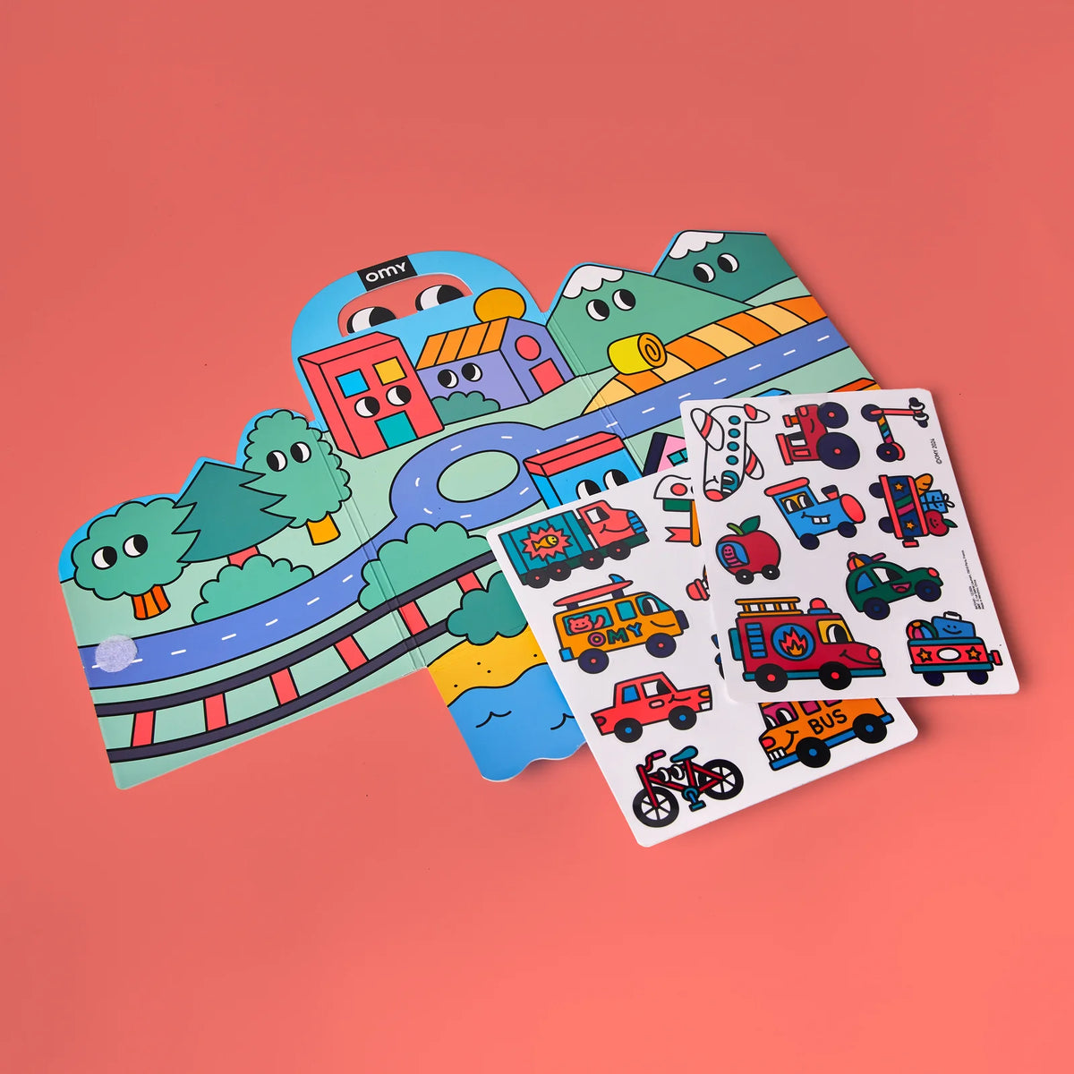 Montessori Sticker Set "Vroom"
