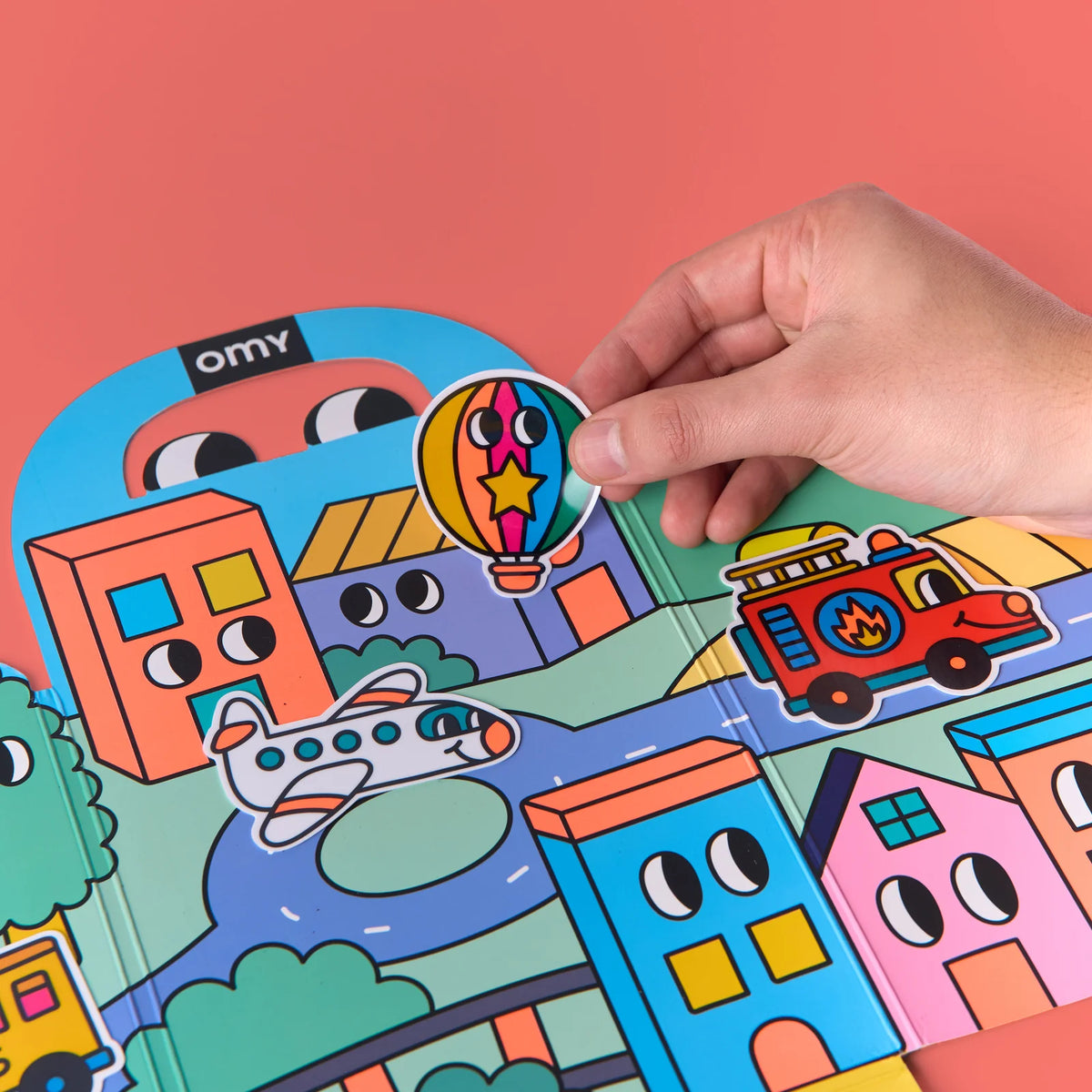 Montessori Sticker Set "Vroom"