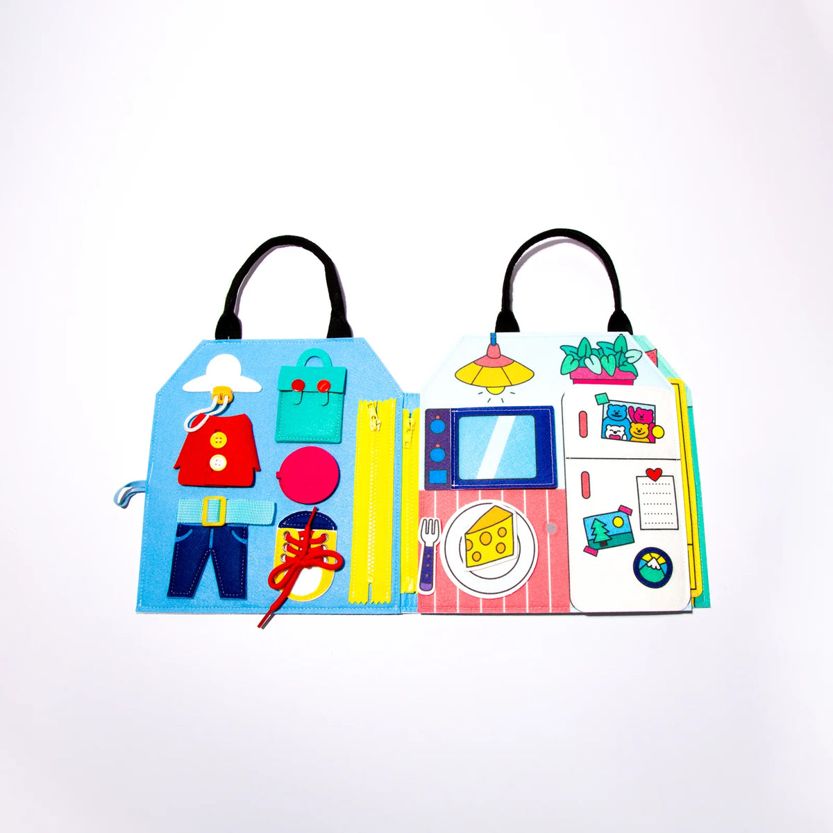 Montessori Playkit Quiet Book "My Day"