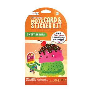 Tiny Tada! Kartenset mit Stickern "Süßigkeiten"