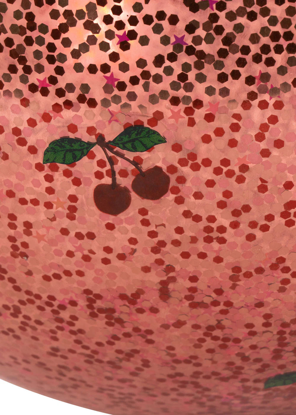 Glitter Hüpfball Cherry