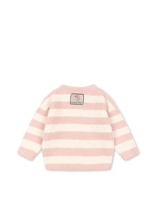 Softy Sweater rosy stripe