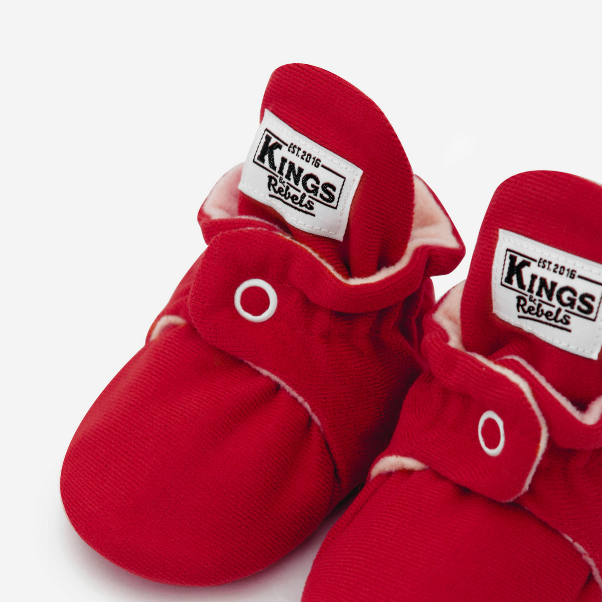 Booties Gamuza Gripper Red