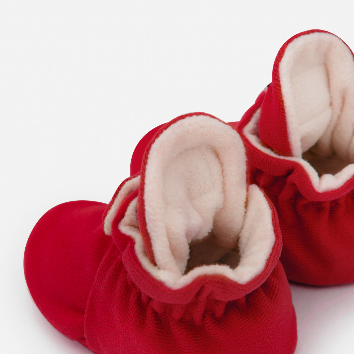 Booties Gamuza Gripper Red