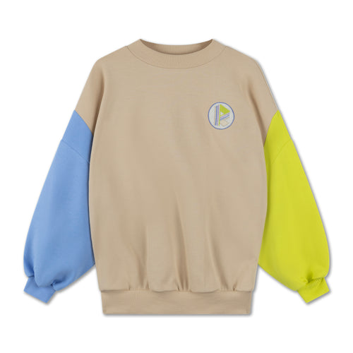 Crewneck Sweatshirt Color Block