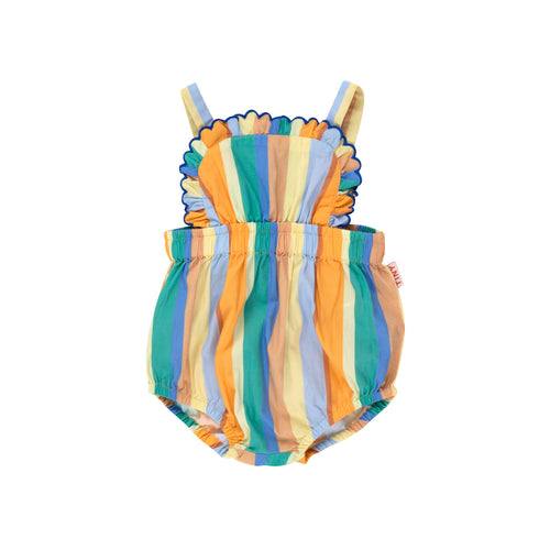 Multicolor Stripes Baby Einteiler