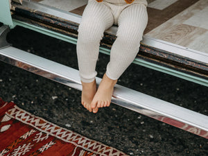 Hippy Strumpfhose mit Trägern ohne Fuß Cream Blend