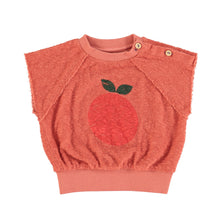 Laden Sie das Bild in den Galerie-Viewer, Baby Sweatshirt terracotta / apple print