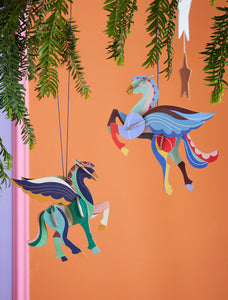 Ornament Flying Pegasus 2er Set