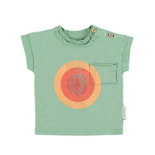 Laden Sie das Bild in den Galerie-Viewer, Baby T-Shirt Green / circle print