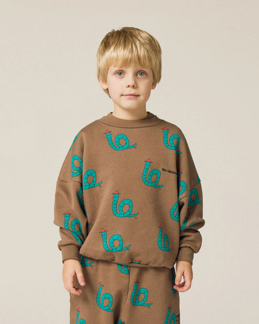 Snakes Brown Sweatshirt