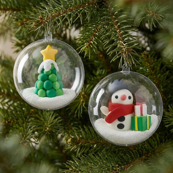 Clay Craft Kit Schneemann & Tannenbaum