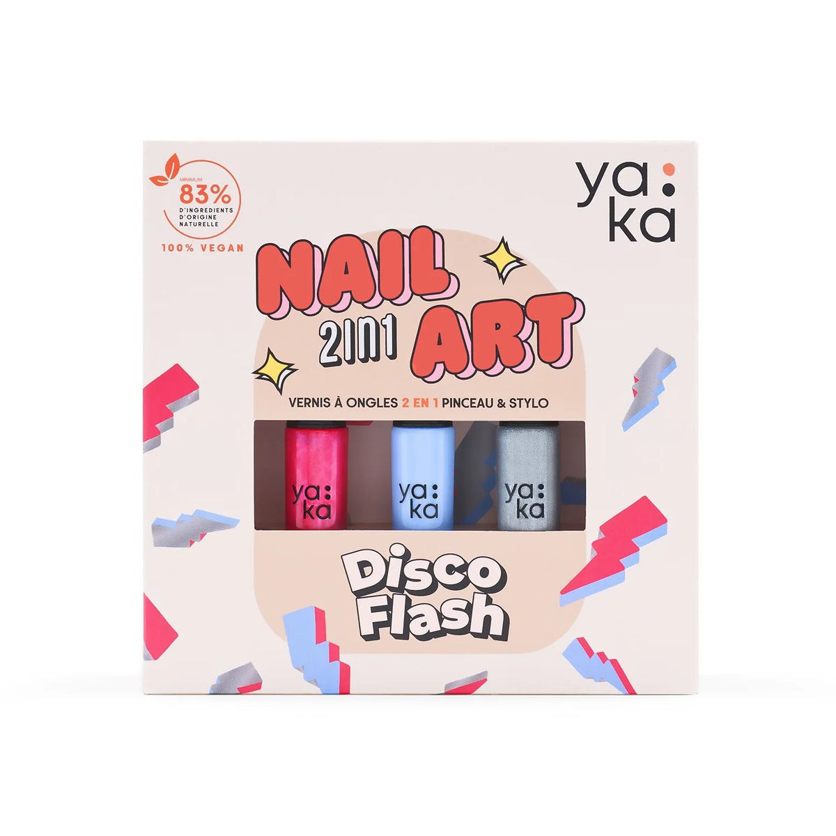 2-in-1-Nagellack-Set "Disco Flash"