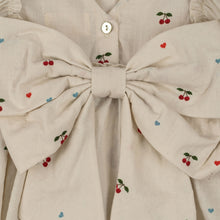 Laden Sie das Bild in den Galerie-Viewer, Evia Kleid mit Schleife cherry coeur