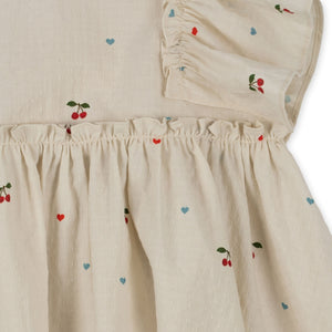 Evia Kleid mit Schleife cherry coeur